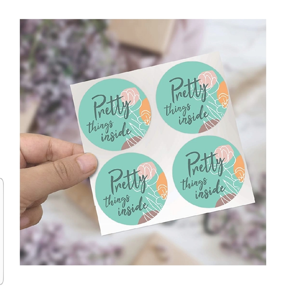 50 2" Pretty Things Inside Sticker … - Picture 3 of 9